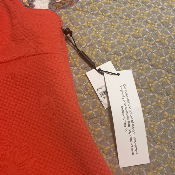 Calvin Klein floral embossed dress - Picture 4 of 5